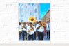 Jackson Square Marching Band (right)