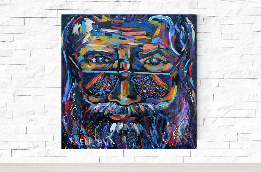 Jerry Garcia Portrait Red Rocks