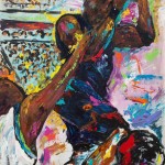 Michael Jordan Wizzards Live Painting