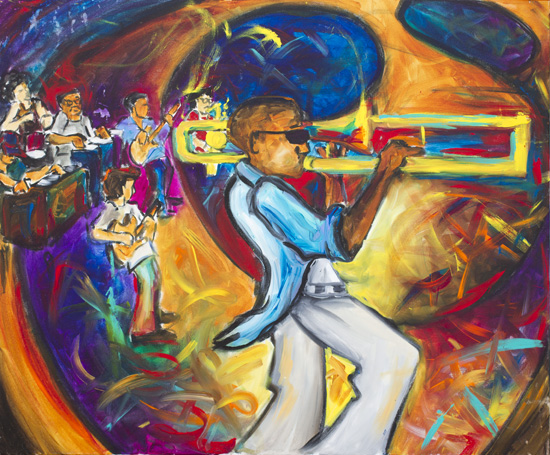 Trombone Shorty @ 2010 New Orleans Jazz Festival