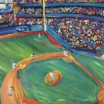 Yankees vs Red Sox (old stadium) in 2001 | 28" x 42"